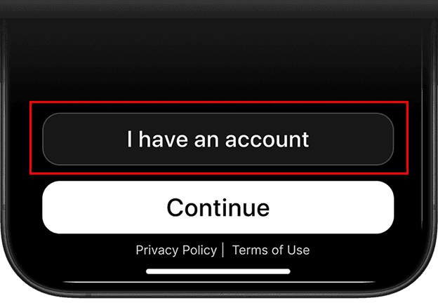 Profit AI App Sign-in Screen
