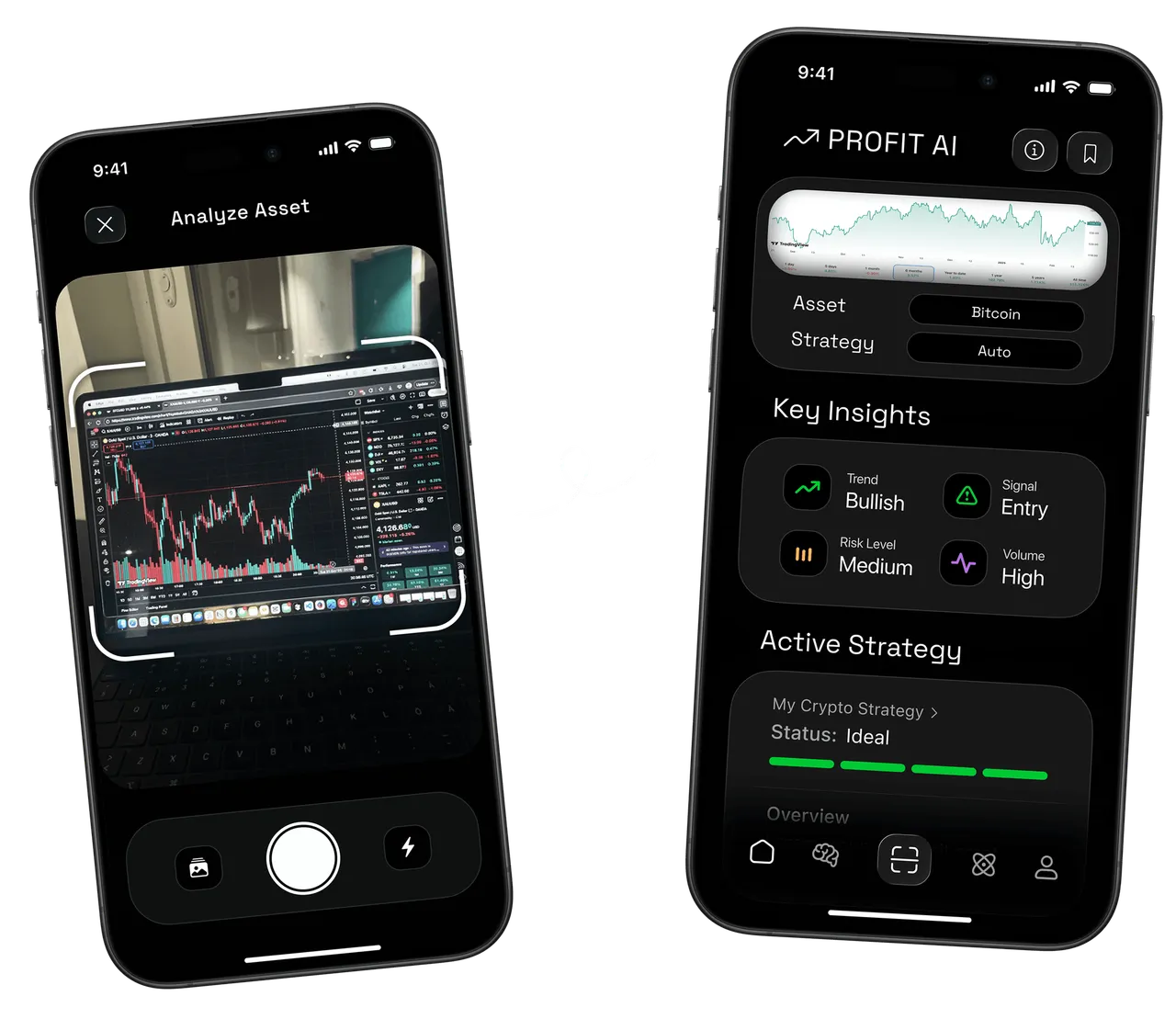 Profit AI iPhone app showcase